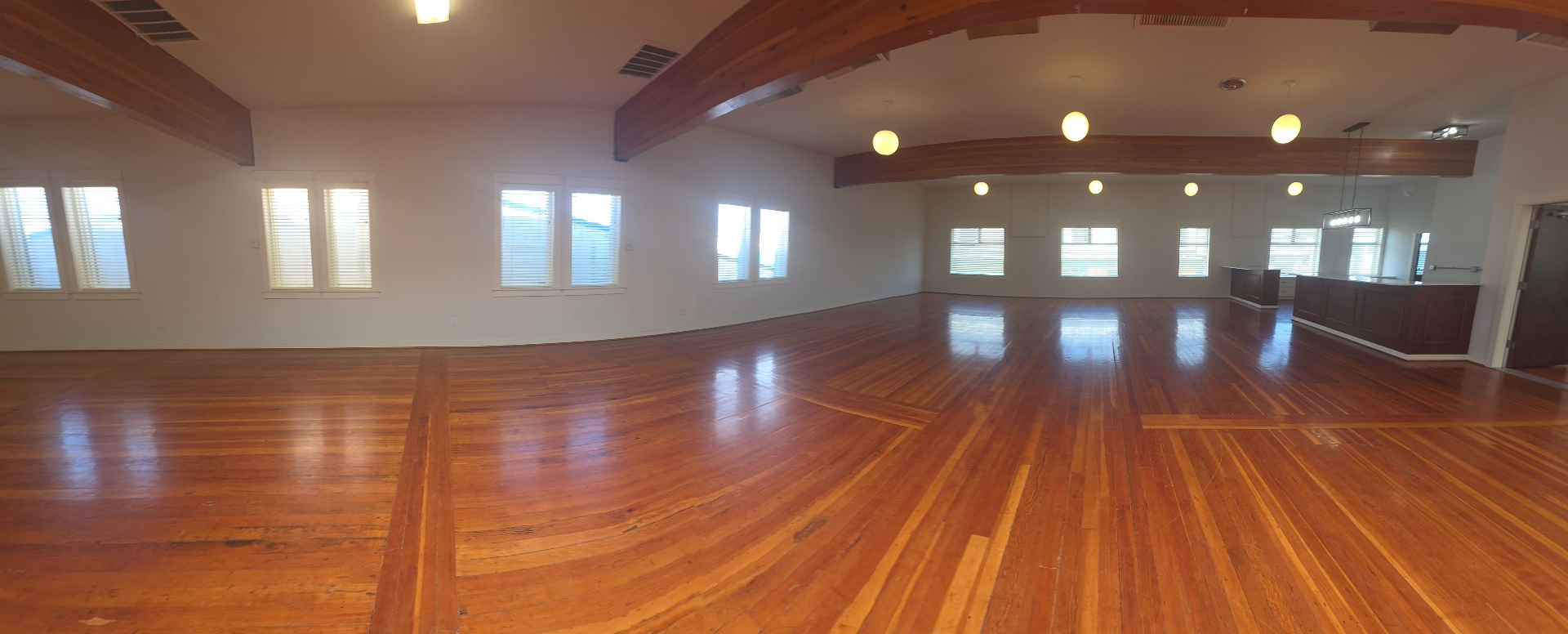Main Hall — Floor & Beams
